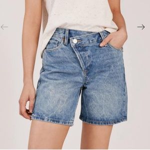 BlankNYC Warren Overlap Denim Shorts NWT